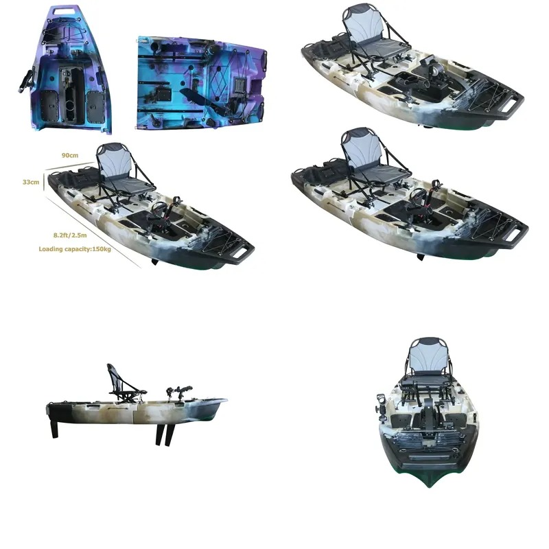 Fishing Boat Seat - Kayak modulaire monoplace de 8 pieds