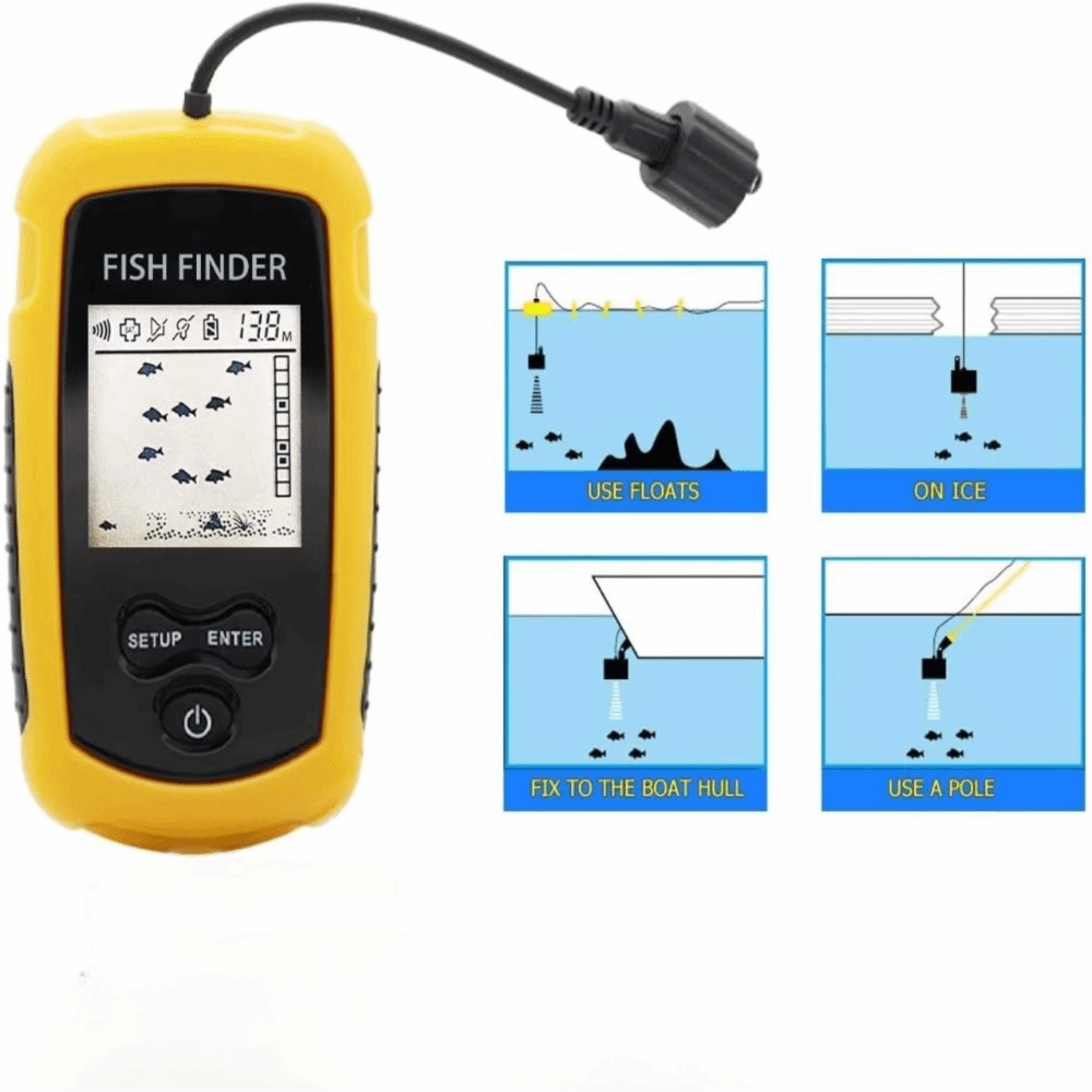 Détecteur de poissons portable - Fishing Boat Depth Finder avis et prix