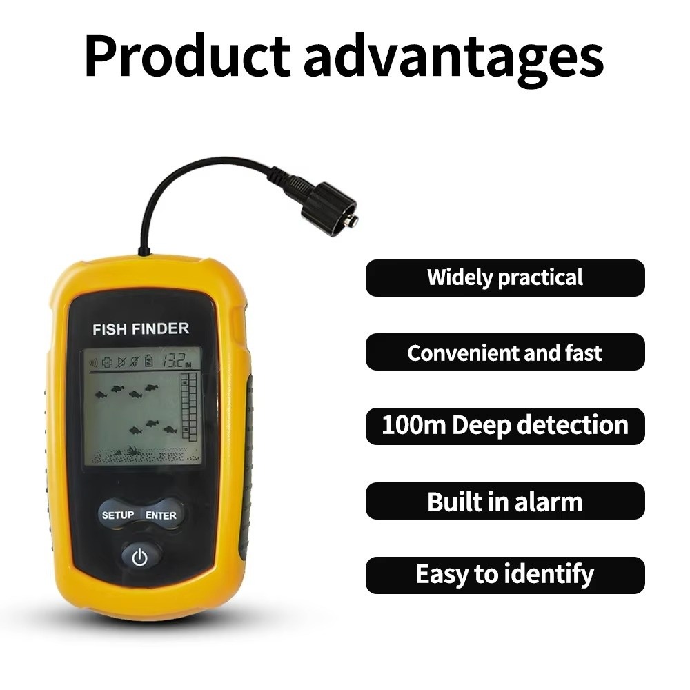 Détecteur de poissons portable - Fishing Boat Depth Finder avis et prix