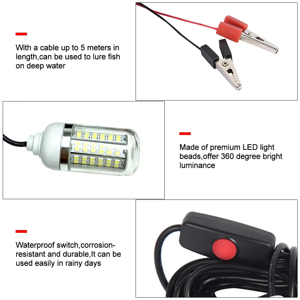 Lampe sous-marine 12V 15W 108  - Fishing Boat Navigation Light avis et prix