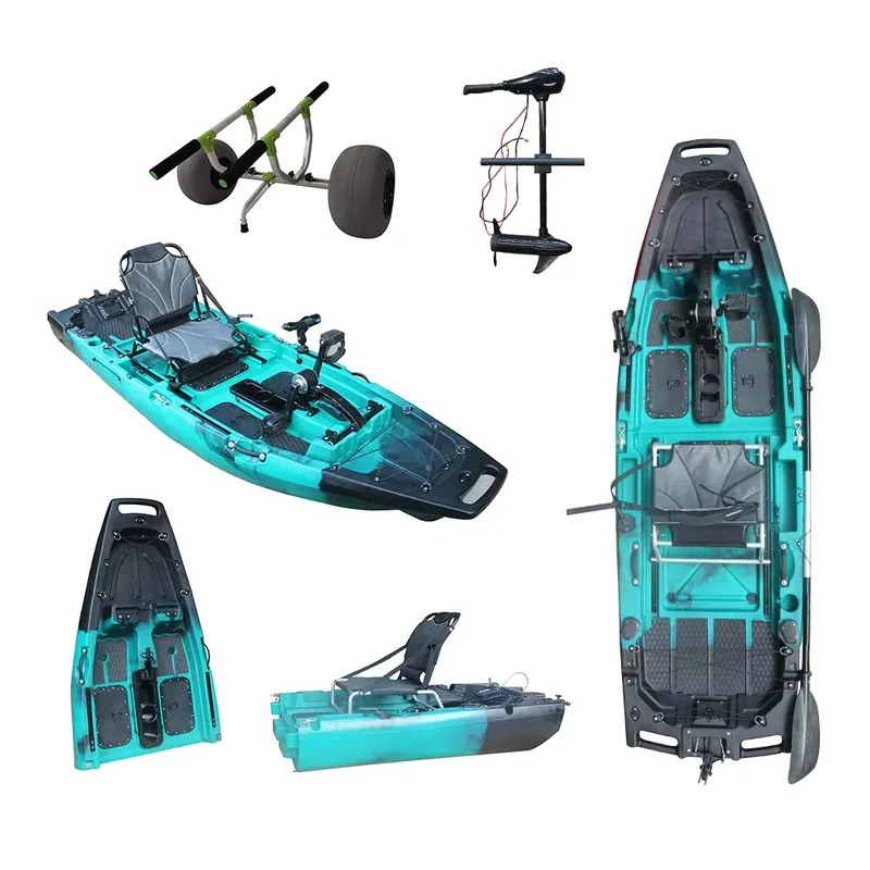 Kayak de pêche motorisé monopl - Fishing Boat Paddle avis et prix