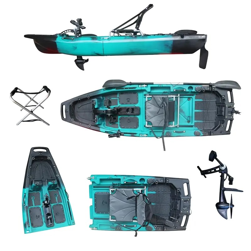 Kayak de pêche motorisé monopl - Fishing Boat Paddle avis et prix