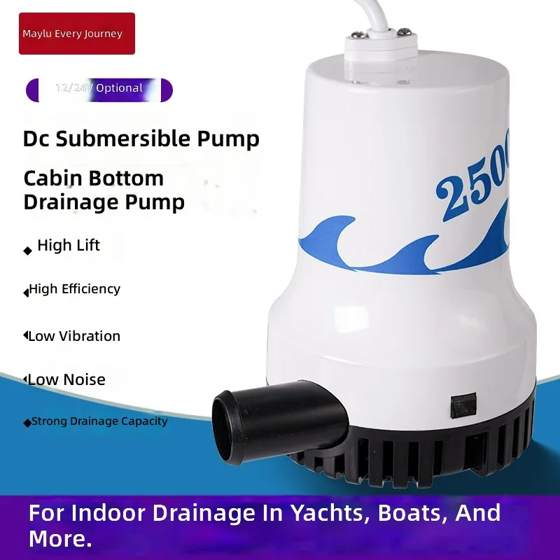Pompe de cale marine 12V 24V D - Fishing Boat Bilge Pump avis et prix