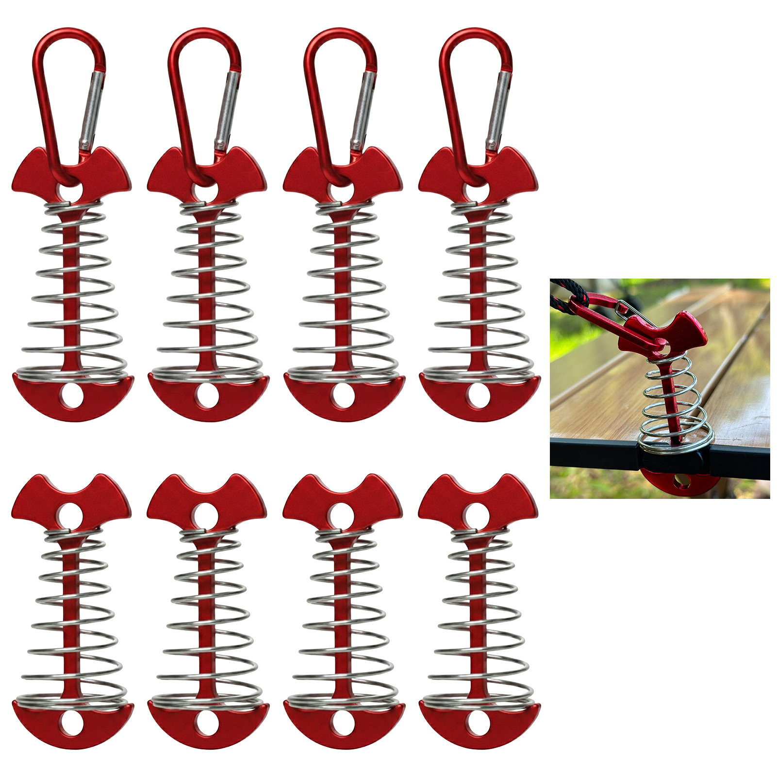 8 pièces de piquets de tente r - Fishing Boat Aluminum avis et prix