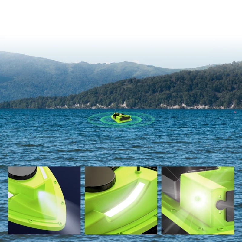 Bateau à appâts RC GPS D19, 60 - Fishing Boat Gps avis et prix
